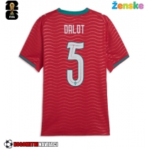 Ženske Nogometnih dresov Portugalska Diogo Dalot #5 Domači SP 2026 Kratki rokavi